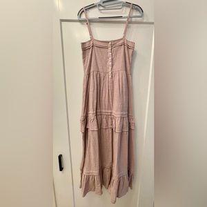 Vici linen-like maxi dress, size small.
